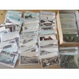 Deltiology - a collection in excess of 400 postcards,