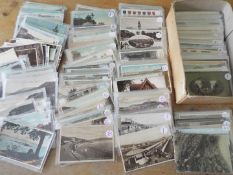 Deltiology - a collection in excess of 400 postcards,