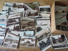 Deltiology - a collection in excess of 400 predominantly early period postcards to include real