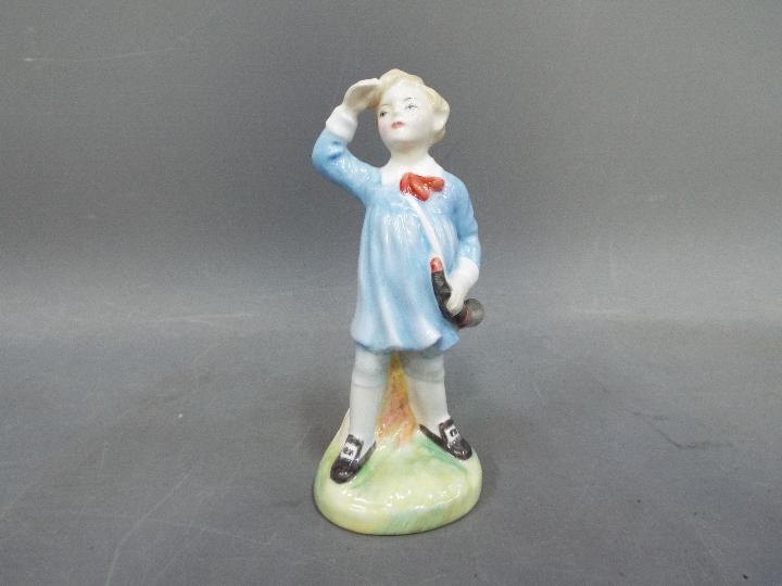 Royal Doulton - an early figurine entitled 'Little Boy Blue' HN2062, approx 14.