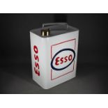 An Esso fuel can,