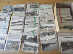 Deltiology - a collection in excess of 300 predominantly early period postcards,