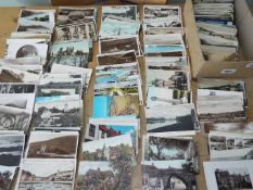Deltiology - a collection in excess of 400 predominantly early to mid period postcards,