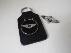 Bentley - a key ring with promotional badge