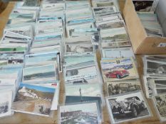 Deltiology - a collection in excess of 400 predominantly early to mid period postcards,