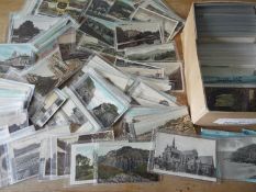 Deltiology - a collection in excess of 300 predominantly early period postcards to include real
