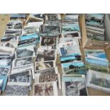 Deltiology - a collection in excess of 350 modern postcards, UK,