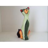 Lorna Bailey - a figurine depicting a cat entitled Elizabeth, signed to the base, 18.