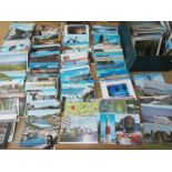 Deltiology - a collection in excess of 800 postcards to include many modern larger portrait cards