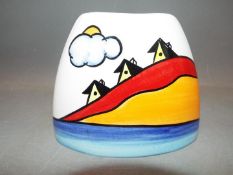 Lorna Bailey - a vase decorated in the Somerville colourway, signed to the base,