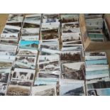 Deltiology - a collection in excess of 500 early to mid period postcards, UK with a few foreign,