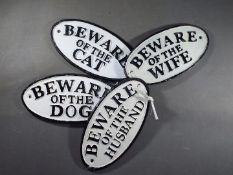 Four small oval plaques (xbw4)