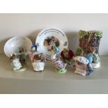 Beatrix Potter - a collection of Beatrix Potter items to include Beswick Jemima Puddleduck figure,
