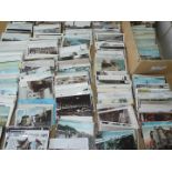 Deltiology - a collection in excess of 350 predominantly early period postcards,