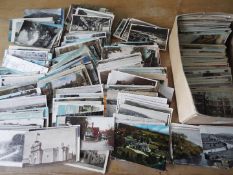 Deltiology - a collection in excess of 600 predominantly early period postcards, UK,