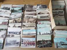 Deltiology - a collection in excess of 500 early to mid period postcards,