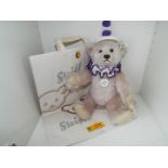 Steiff - a Bear, Teddy Clown, 1926 replica, button in ear with white tag label # 407260,