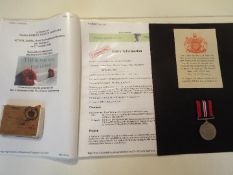 World War Two (WW2) campaign medal - 4271924 Fusilier Robert William McDonald, War medal,
