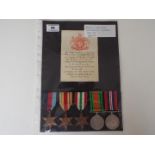 World War Two (WW2) campaign medals - 5440668 Cpl Harry Richard Wire, 1939-1945 Star, Africa Star,