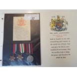 World War Two (WW2) campaign medals - C/JX 162647 Able Seaman Richard Leslie Jordan,