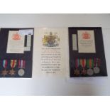 World War Two (WW2) campaign medals (Brothers) - 1384078 Sergeant Leslie George Albert Cooper,