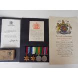 World War Two (WW2) campaign medals - P/KX112372 Stoker 1st class William T Davis Royal Navy