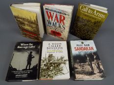 A collection of six military interest books to include War Walks: Richard Holmes,
