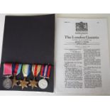 World War Two (WW2) campaign medal - Herbert C Downs,