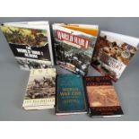 A collection of six military interest hardback books relating to World War One (WWI) to include Hot