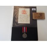 World War Two (WW2) campaign medal - Howard Borland Herbert, War medal, served Royal Navy,