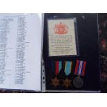 World War Two (WW2) campaign medals - 132846 Flying Officer Harold Laverick, 1939-1945 Star,