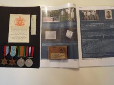 World War Two (WW2) campaign medals - 657731 Sergeant Arthur Westwood Mitton, 1939-1945 Star,