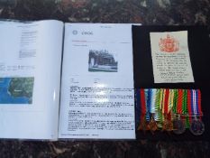 World War Two (WW2) campaign medals - Greaser Edward Molloy, Merchant Navy, 1939-1945 Star,