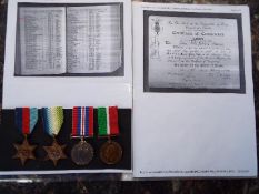 World War One (WW1) and World War Two (WW2) campaign medals - John McKibbin Holmes, Merchant Navy,