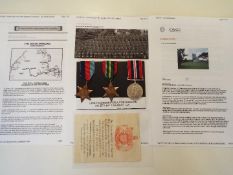 World War Two (WW2) campaign medals - Lance Bombadier R A Portsmouth, 1939-1945 Star,