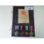 World War Two (WW2) campaign medals - 580466 Sergeant Alan Spencer, DFM, 1939-1945 Star,