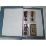 World War Two (WW2) campaign medals - Dvr/Lance Cpl Arthur Wilson Patterson RASC, 1939-1945 Star,