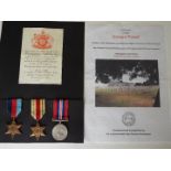 World War Two (WW2) campaign medals - 5341926 Private Edward Powell, 1939-1945 Star,