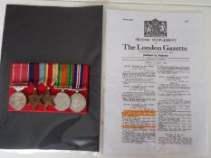 World War Two (WW2) campaign medals - 152298 Gunner David Alexander Donald,