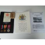 World War Two (WW2) campaign medals - Able Seaman Joseph Barker, D/SSX 33898, Royal Navy,