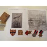 World War Two (WW2) campaign medals - 963152 Lance Bombadier Albert Clarke, 1939-1945 Star,