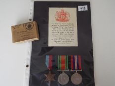 World War Two (WW2) campaign medals - Gunner Thomas Lindsay Palmer Melloy,