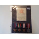 World War Two (WW2) campaign medals - P/JX 407286 Ordinary Seaman George Harry Stewart,