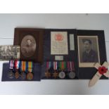 World War One (WW1) and World War Two (WW2) (Father and Son) campaign medals - WW1: 6601 Sergeant B