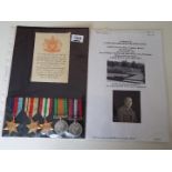 World War Two (WW2) campaign medals - 1200874 Leading Aircraftman Bernard Edwin Lomas, RAFVR,