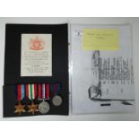 World War Two (WW2) campaign medals - Pte David William Small, 1939-1945 Star, Italy Star,