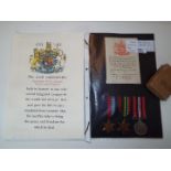 World War Two (WW2) campaign medals - 14650867 Sigmn William Jack Andrew Manson, 1939-1945 Star,
