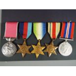 World War Two (WW2) campaign medals - R22723 Able Seaman John Henry Daniel,