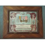 World War One (WW1) - a French display plaque,