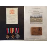 World War Two (WW2) campaign medals - 165309 Lieutenant Norman Jones, 1939-1945 Star,